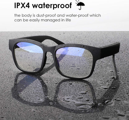 Smart Bluetooth Audio Glasses – Wireless Polarized Sunglasses, IPX4 Water Resistant